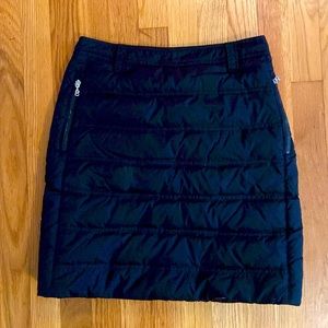 Fire and ice, insulated high waisted skirt